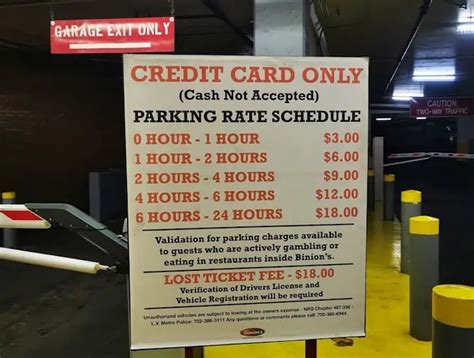 binions parking garage|Binion’s Parking Garage Fee 2023 & Valet .
